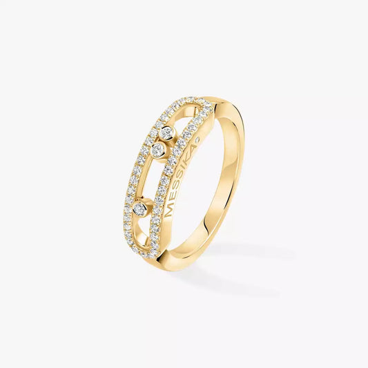 [AuraJewelry] Baby Move Gold Diamond Pave_ Ring