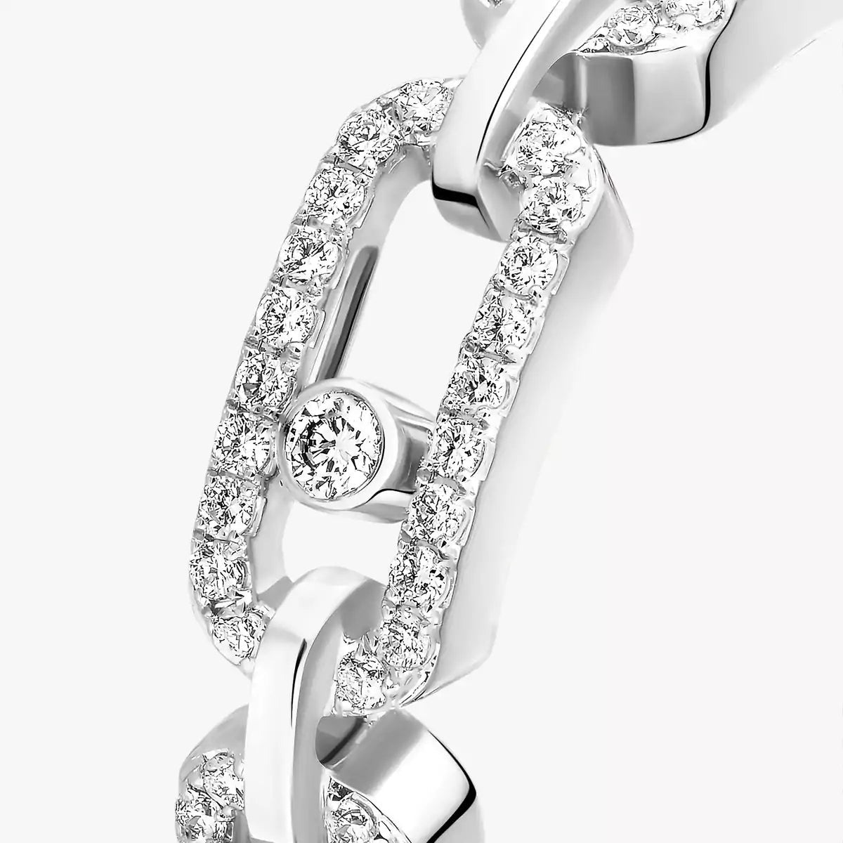 [AuraJewelry]Move Link Pave_-Set Diamond Ring in Gold
