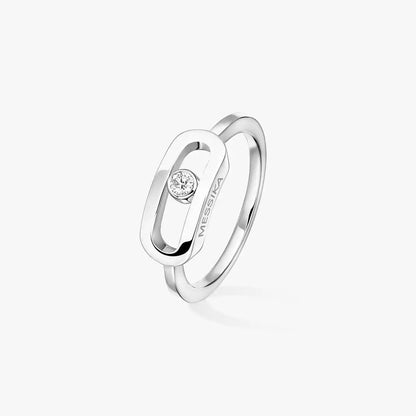 [AuraJewelry]Move Uno Diamond Ring in Gold