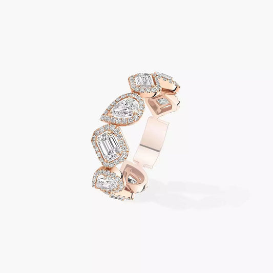 [AuraJewelry]Diamond Wedding Ring My Twin