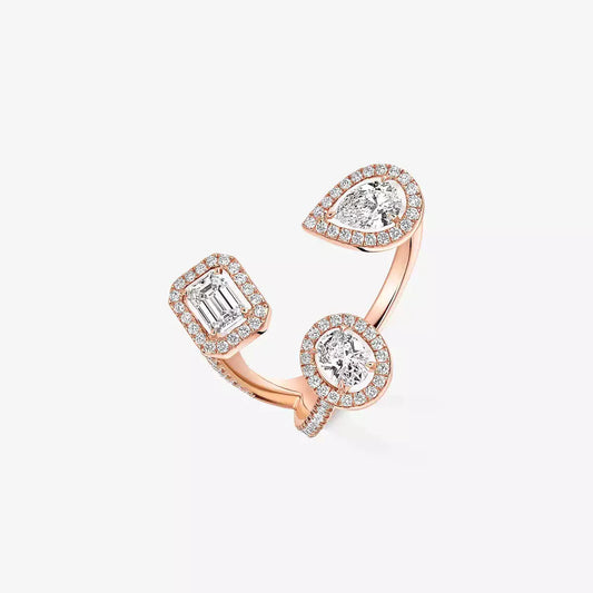 [AuraJewelry] Diamond Ring 0,25ct My Twin Trilogy