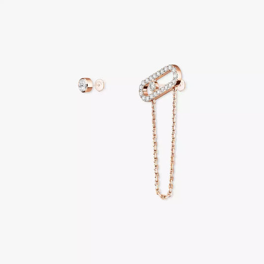 [Aurajewelry]Move Uno Diamond Earrings