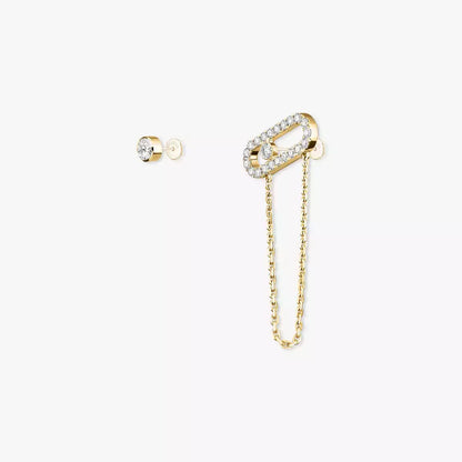 [Aurajewelry]Move Uno Diamond Earrings