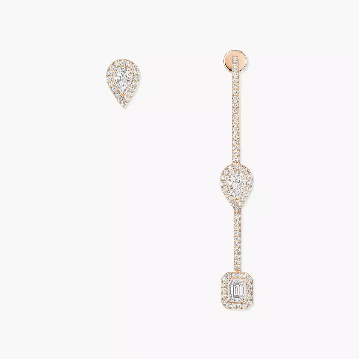 [AuraJewelry]Diamond Drop Earrings My Twin
