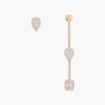[AuraJewelry]Diamond Drop Earrings My Twin