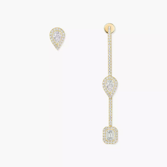 [AuraJewelry]Diamond Drop Earrings My Twin