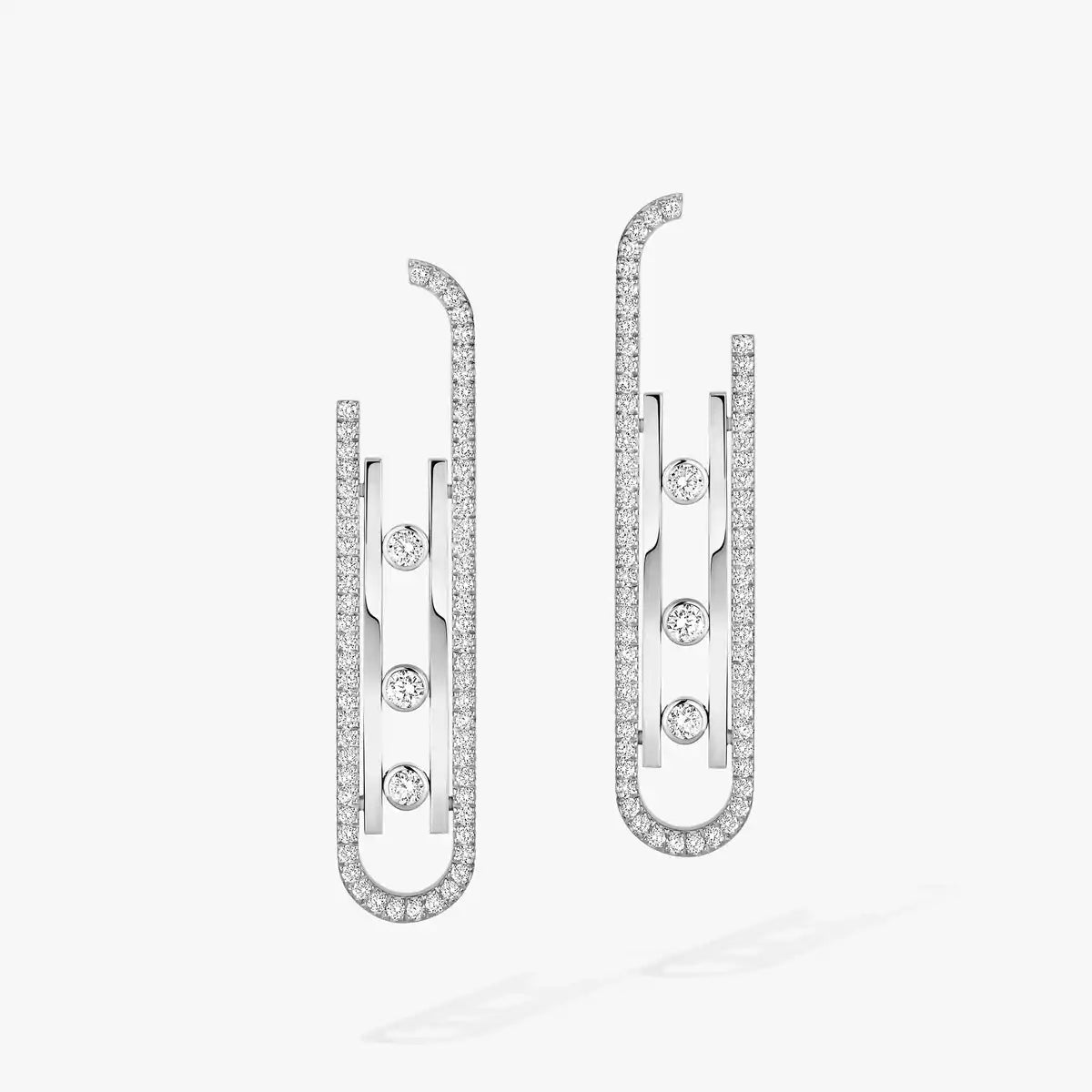[AuraJewelry]Diamond Pendant Earrings Move 10Th