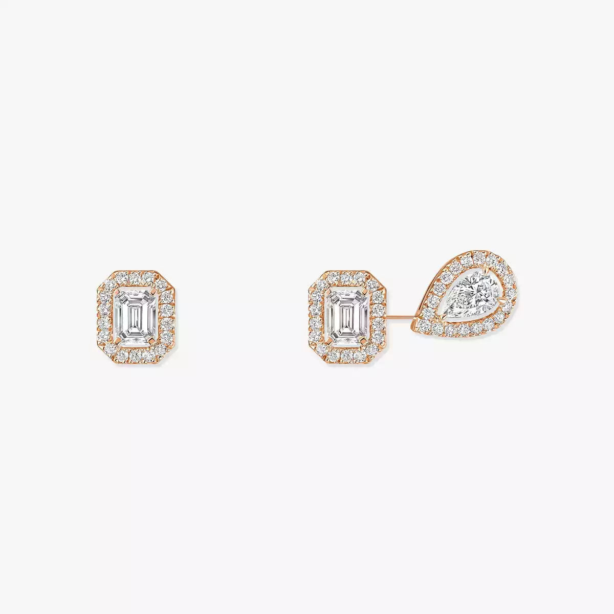 [AuraJewelry]Diamond Earrings 0,10ct My Twin 1+2