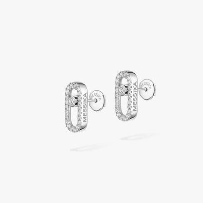 [AuraJewelry]Move Uno Diamond Earrings