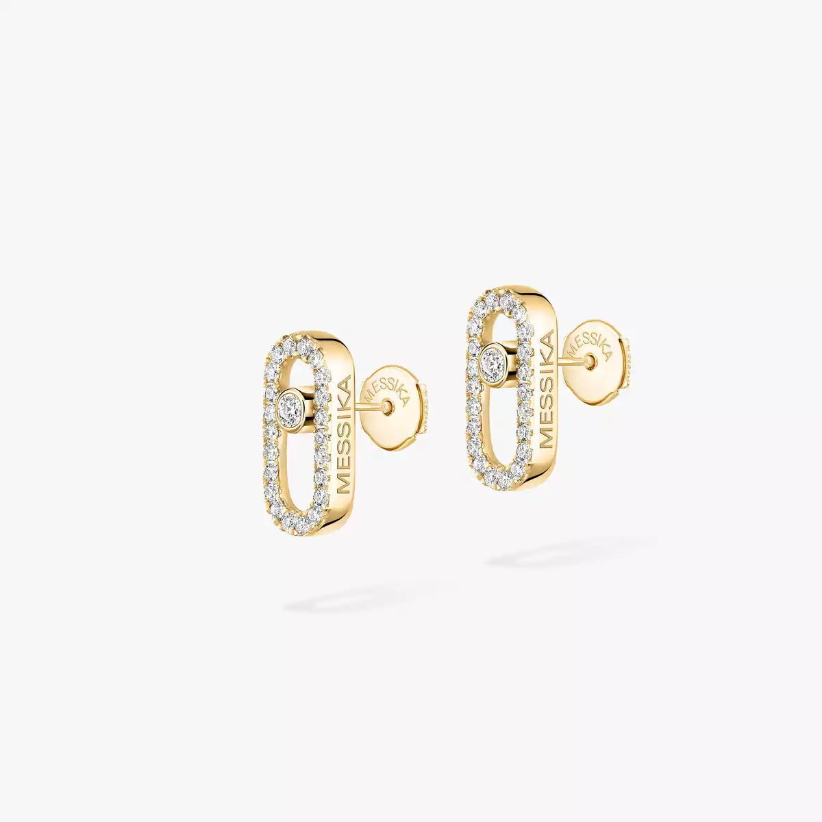 [AuraJewelry]Move Uno Diamond Earrings