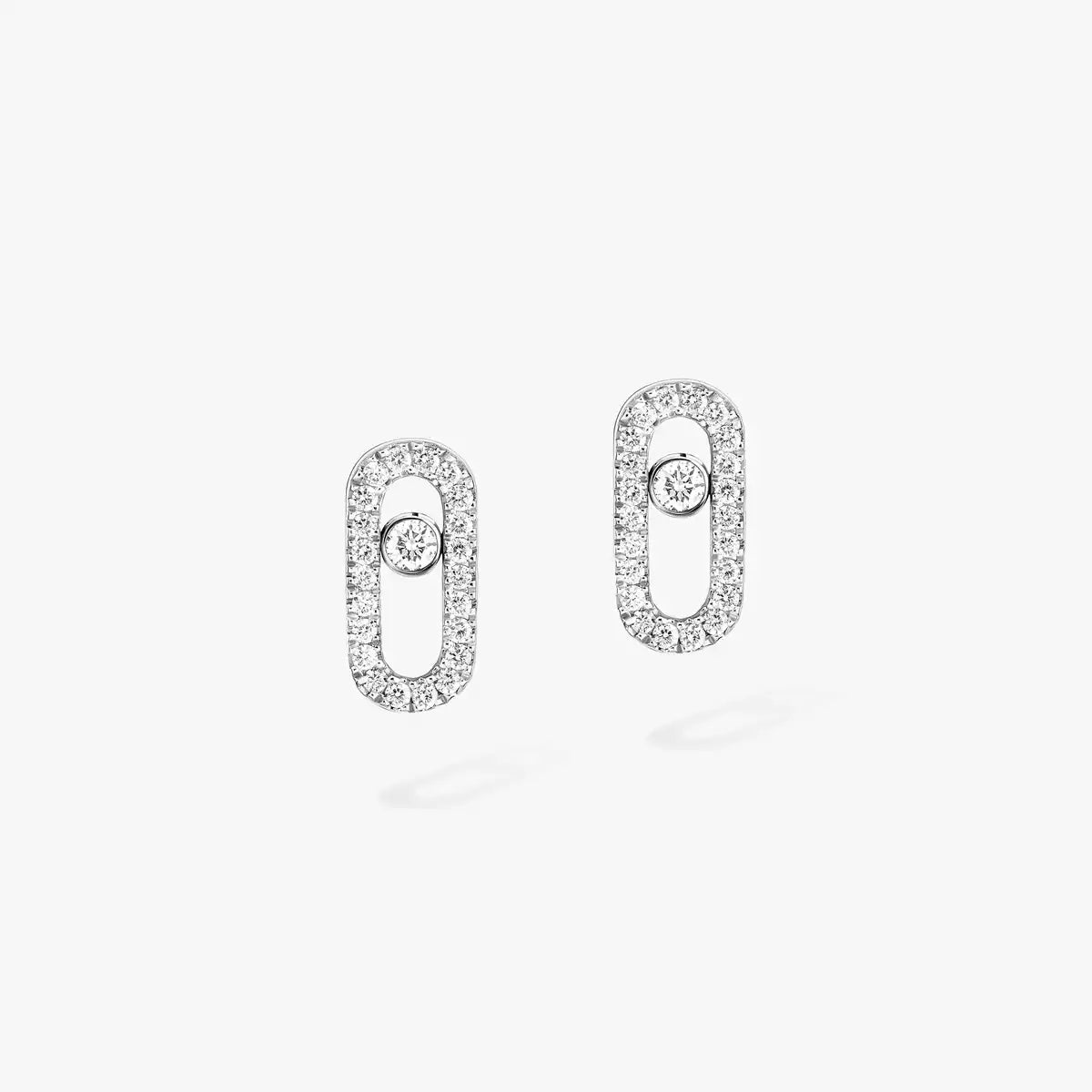 [AuraJewelry]Move Uno Diamond Earrings
