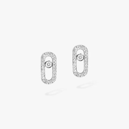 [AuraJewelry]Move Uno Diamond Earrings