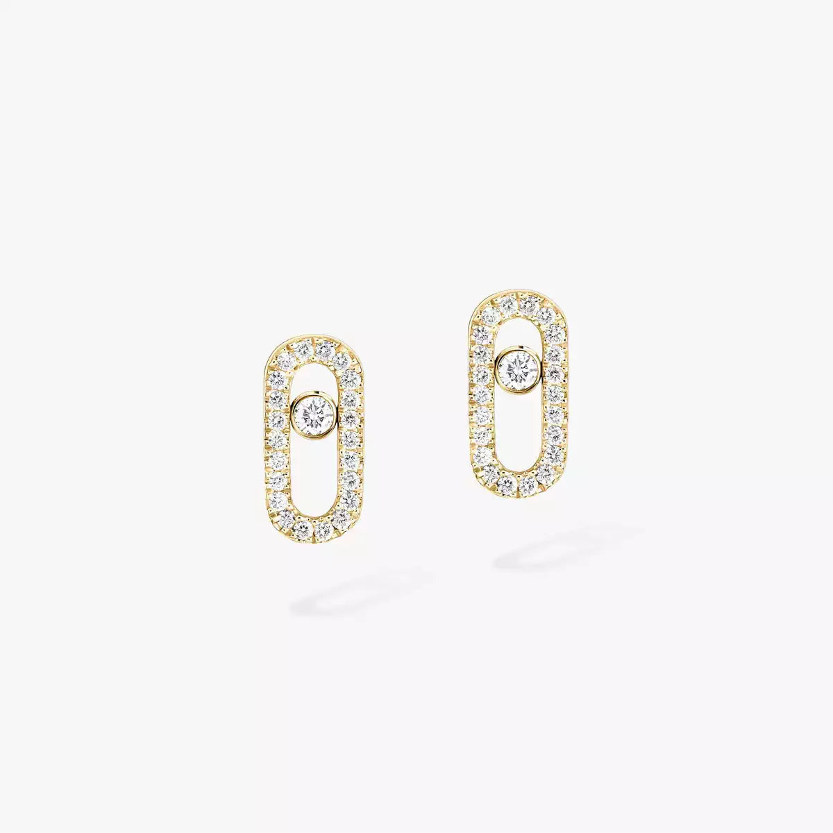 [AuraJewelry]Move Uno Diamond Earrings