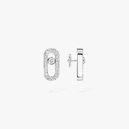 [AuraJewelry]Move Uno Diamond Earrings