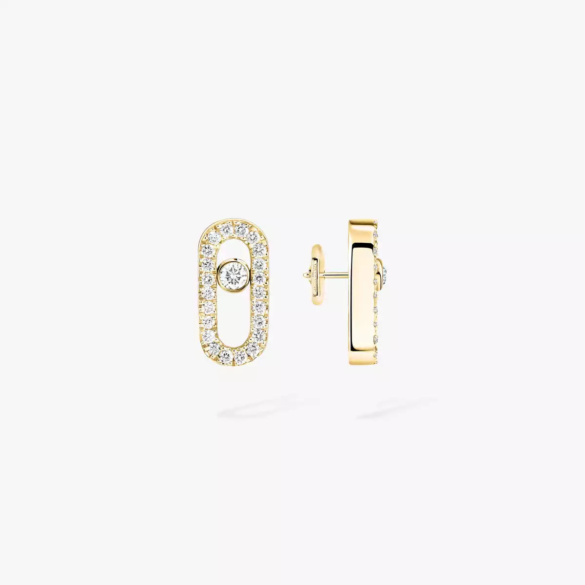 [AuraJewelry]Move Uno Diamond Earrings