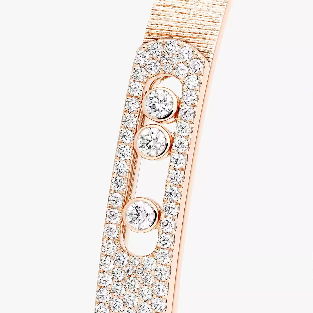 [AuraJewelry]Move Noa Ciselé half pavé bangle