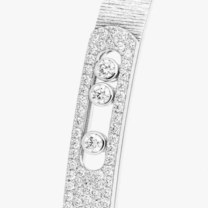 [AuraJewelry]Move Noa Ciselé half pavé bangle