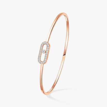 [AuraJewelry]Move Uno pavé flex bangle medium