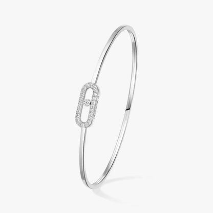 [AuraJewelry]Move Uno pavé flex bangle medium