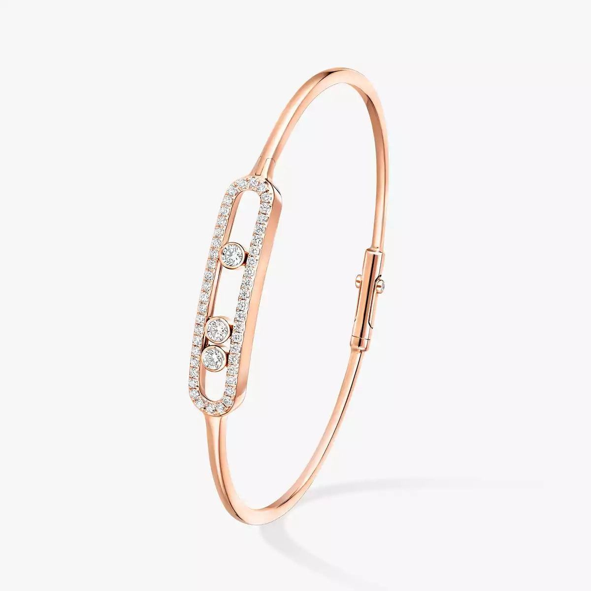 [AuraJewelry]Move Pavé Diamond Bangle Bracelet M