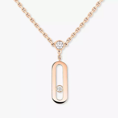 [AuraJewelry] Move Uno Diamond Necklace