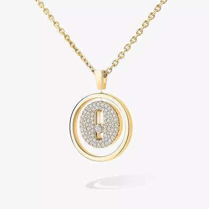 [AuraJewelry] Lucky Move Diamond Necklace