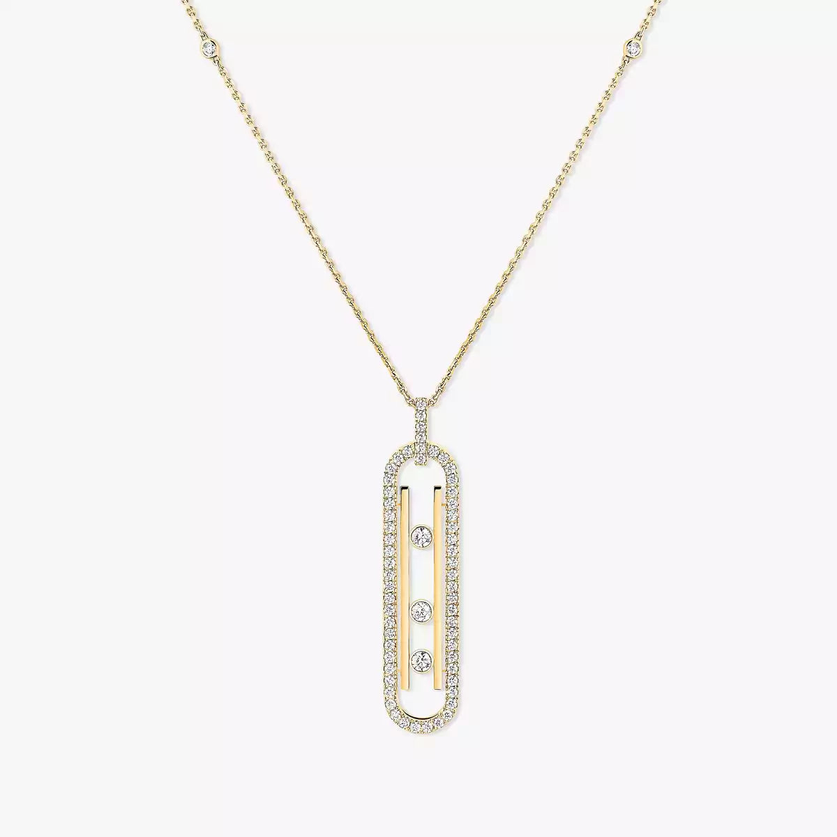 [AuraJewelry]Diamond Necklace Move 10Th