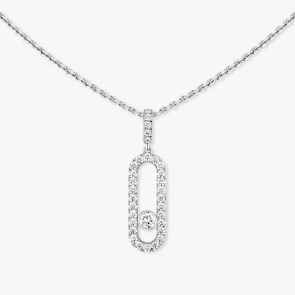 [AuraJewelry]Move Uno Diamond Necklace in Rose Gold