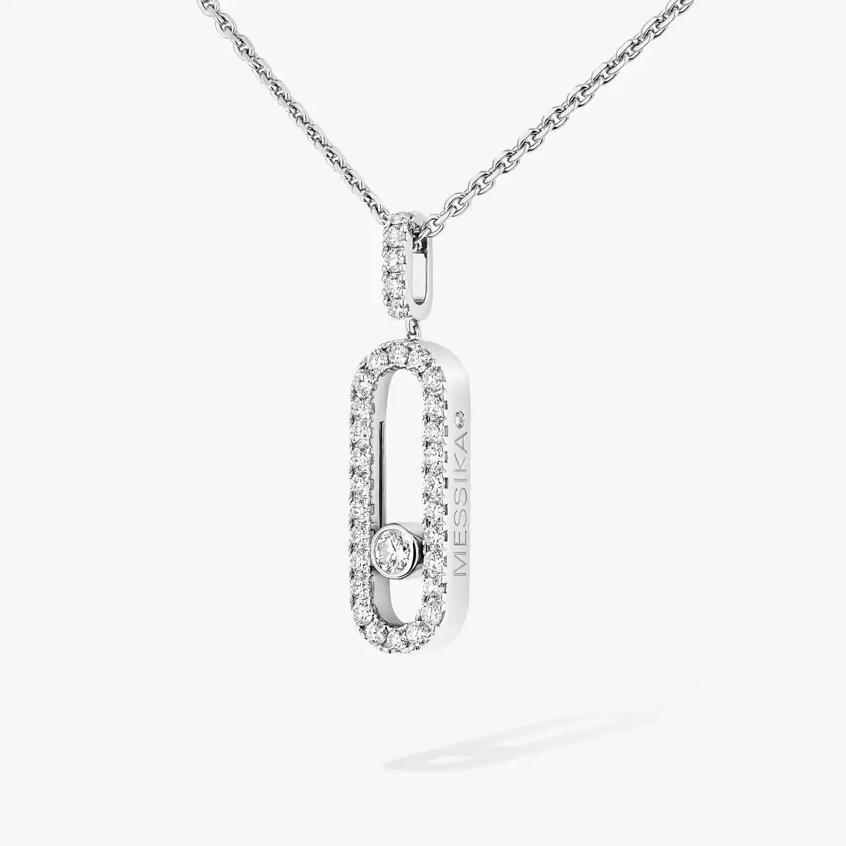 [AuraJewelry]Move Uno Diamond Necklace in Rose Gold