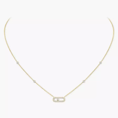 [AuraJewelry]Diamond Necklace Move Uno