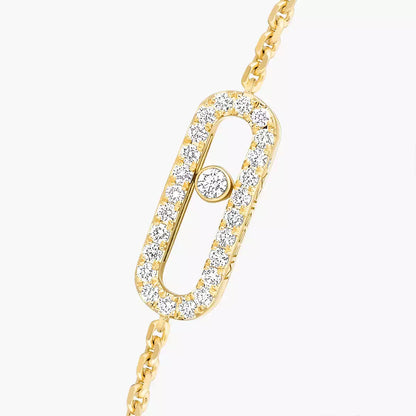 [AuraJewelry]Move Uno Diamond Bracelet