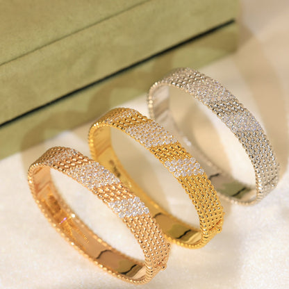 [AuraJewelry]  FIVE-ROW DIAMOND BRACELET