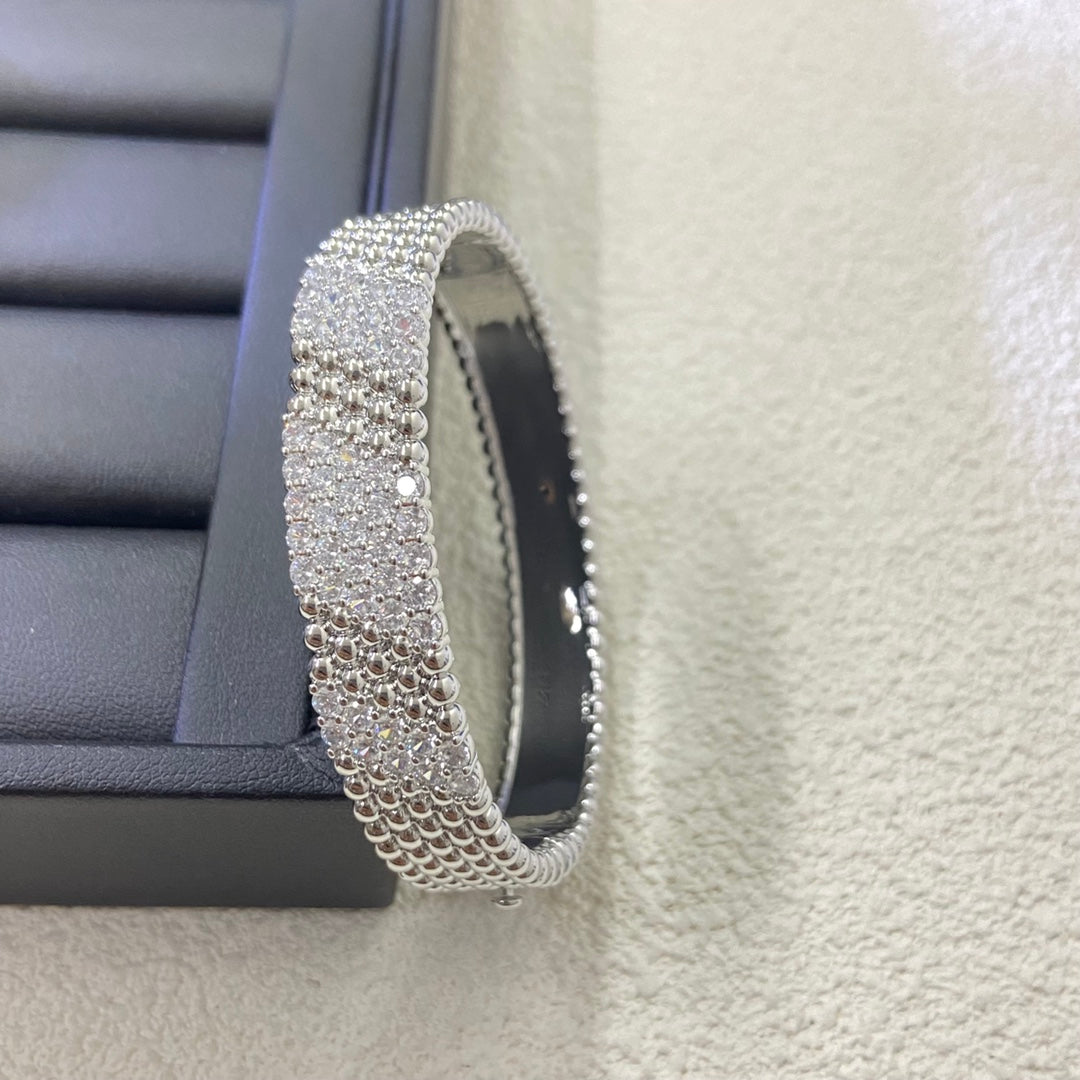 [AuraJewelry]  FIVE-ROW DIAMOND BRACELET