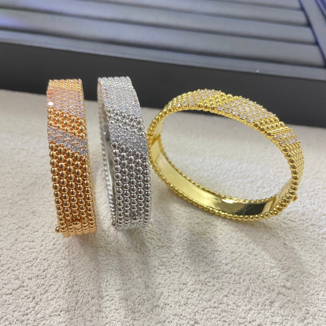 [AuraJewelry]  FIVE-ROW DIAMOND BRACELET