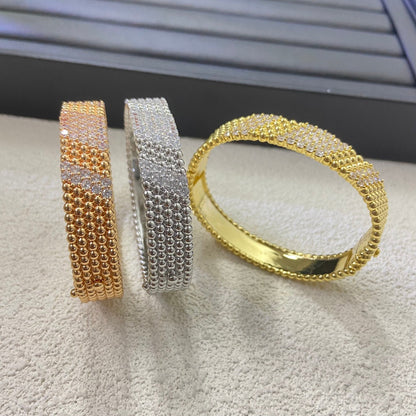 [AuraJewelry]  FIVE-ROW DIAMOND BRACELET