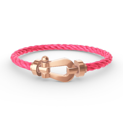¡®AuraJewelry¡¯FORCE LARGE HORSESHOE NO DIAMOND BRACELET ROSE GOLD