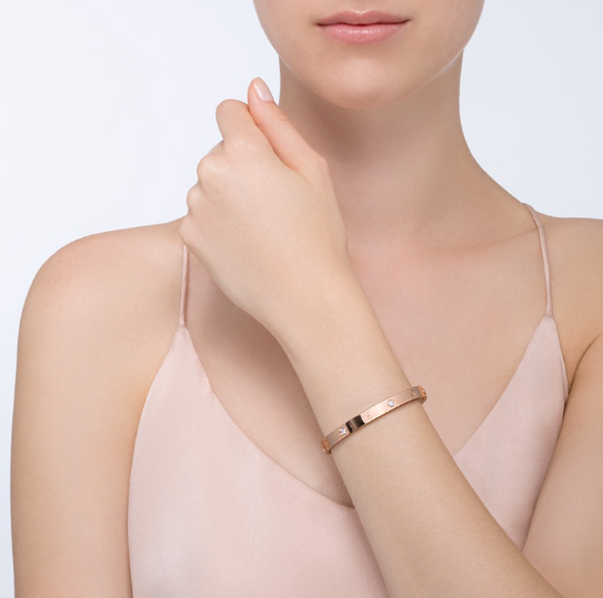 ¡®AuraJewelry¡¯LOVE BRACELET 6.1MM 4 DIAMONDS