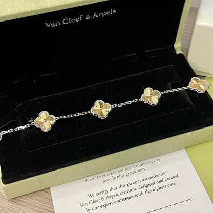 [AuraJewelry]New  CLOVER 5 MOTIF LASER BRACELET COLLECTION