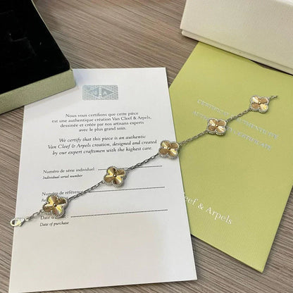[AuraJewelry]New  CLOVER 5 MOTIF LASER BRACELET COLLECTION