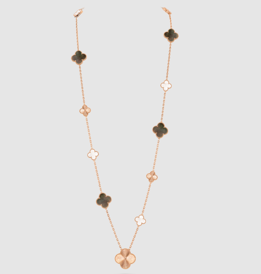 [¡®AuraJewelry¡¯] 25 NEW CLOVER 15 MOTIFS GRAY MOTHER-OF-PEARL