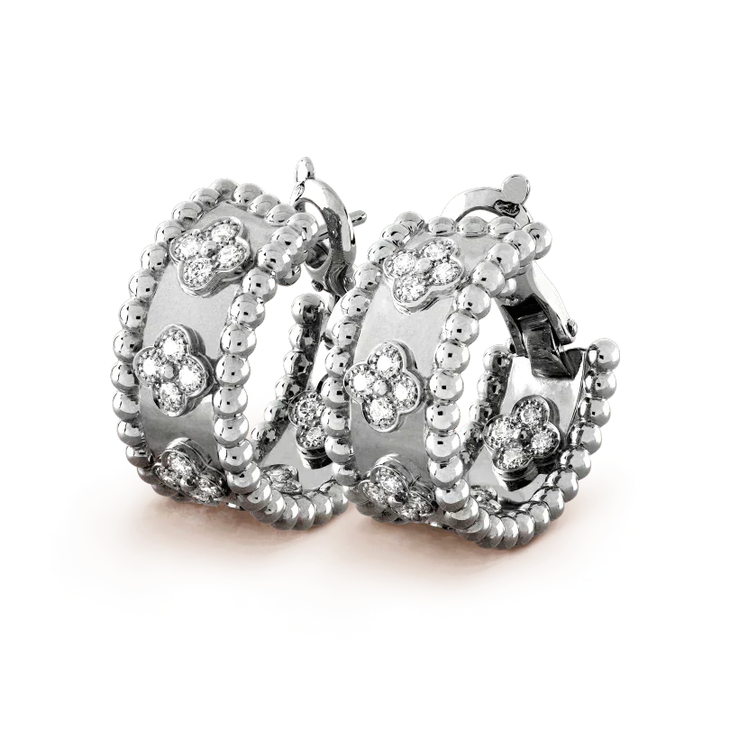 ¡®AuraJewelry¡¯PERLEE DIAMOND EARRINGS