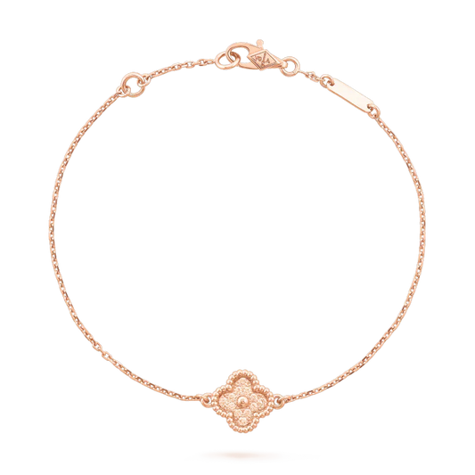 ¡®AuraJewelry¡¯CLOVER SINGLE FLOWER BRACELET