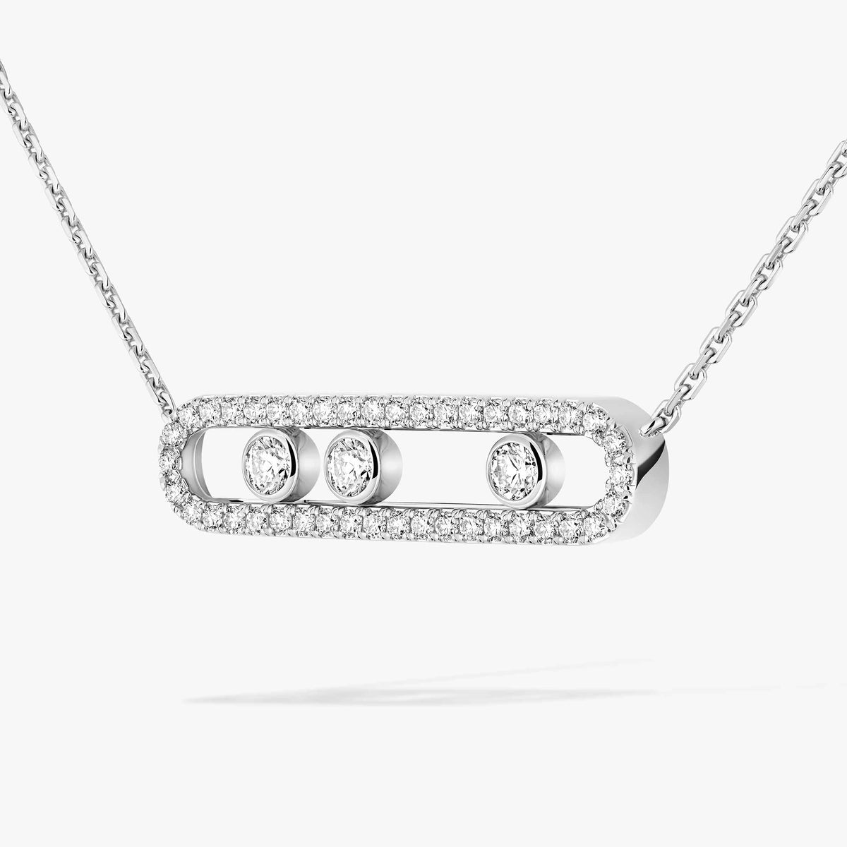 [AuraJewelry] Move Pave_ Rose Gold Diamond Necklace