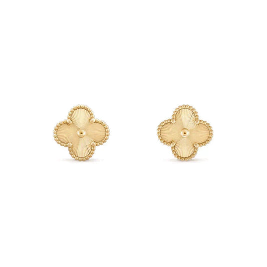 ¡®AuraJewelry¡¯CLOVER MEDIUM 1 MOTIFS LASER EARRINGS