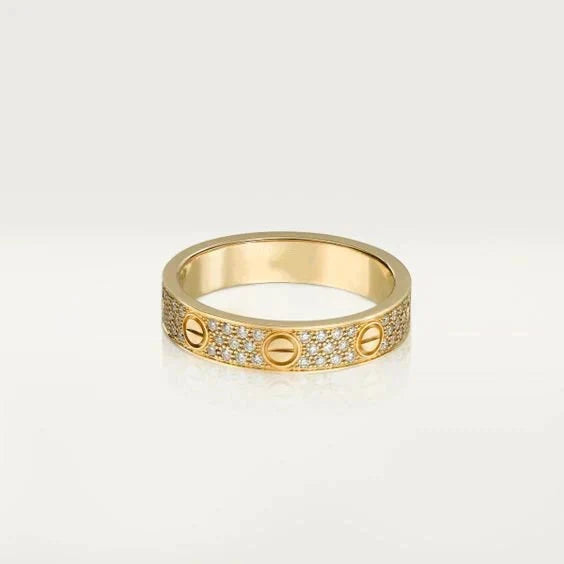 ¡®AuraJewelry¡¯LOVE RING 3.6MM DIAMOND PAVED