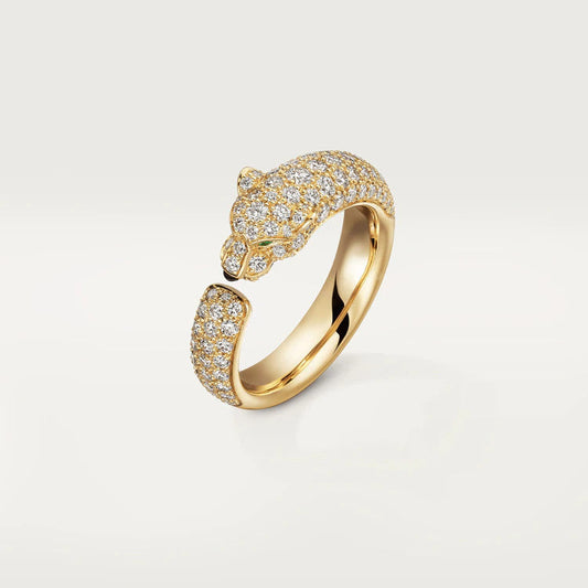 ¡®AuraJewelry¡¯PANTHERE PINK GOLD DIAMOND RING