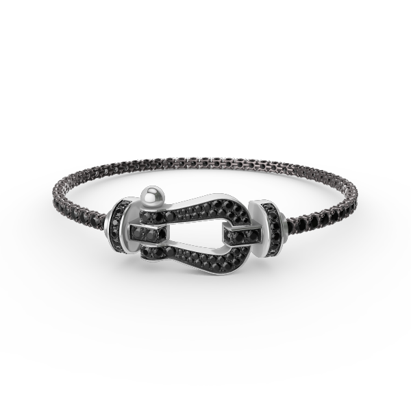 ¡®AuraJewelry¡¯FORCE  LARGE HORSESHOE FULL DIAMOND TENNIS BRACELET